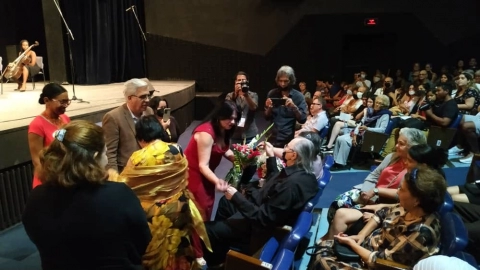 Recibió el Maestro Jesús Ortega Premio Nacional de Música 2022, en gala celebrada en la sala Covarrubias.