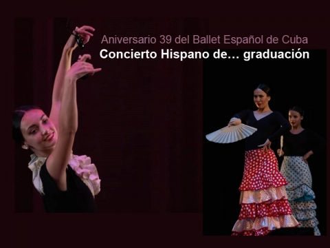Ballet Español de Cuba celebrará fin de curso de su Unidad Artística Docente en el Teatro Nacional.